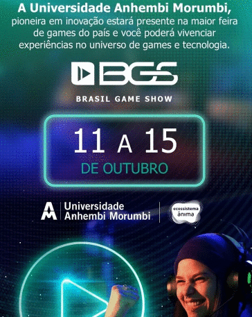 Universidade Anhembi Morumbi marca presença na 14ª edição da Brasil Game Show